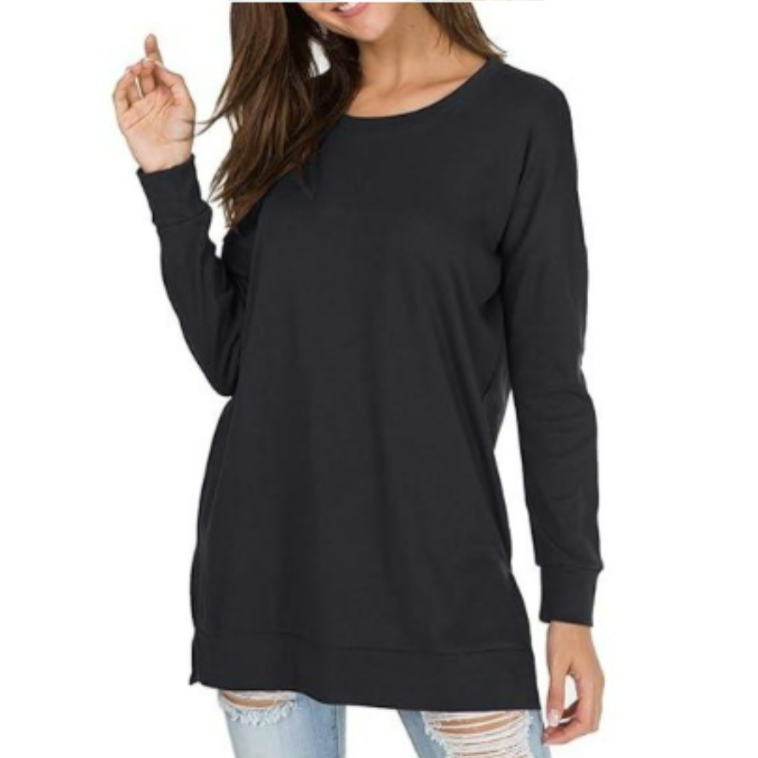 Baggy Pullover für Damen mit Entspannter Passform