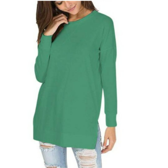 Baggy Pullover für Damen mit Entspannter Passform
