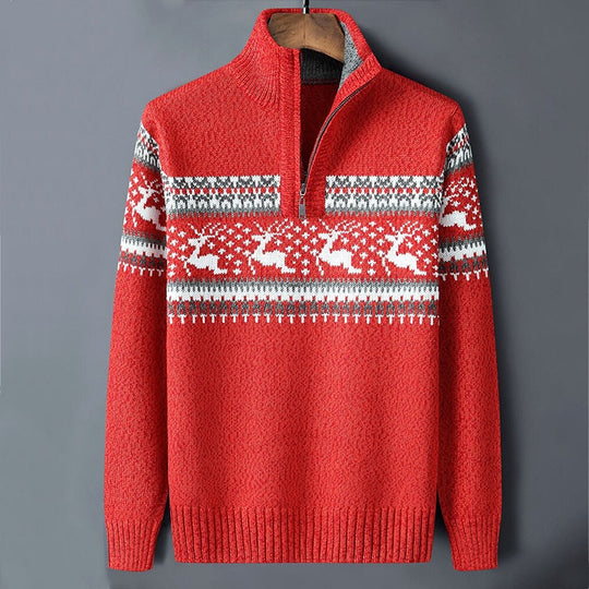 Barns | Pullover mit Halbreißverschluss für Herren