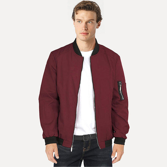 Bartlas | Klassische Bomberjacke mit Reißverschluss für Herren