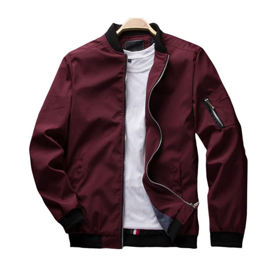 Bartlas | Klassische Bomberjacke mit Reißverschluss für Herren