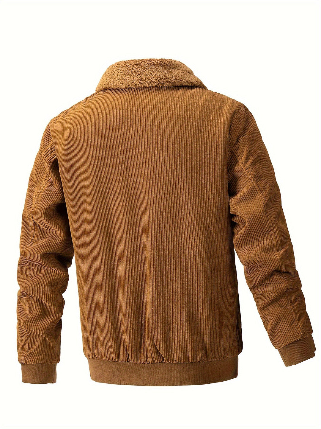 Bartomole | Warme gestreifte Cordjacke für Herren