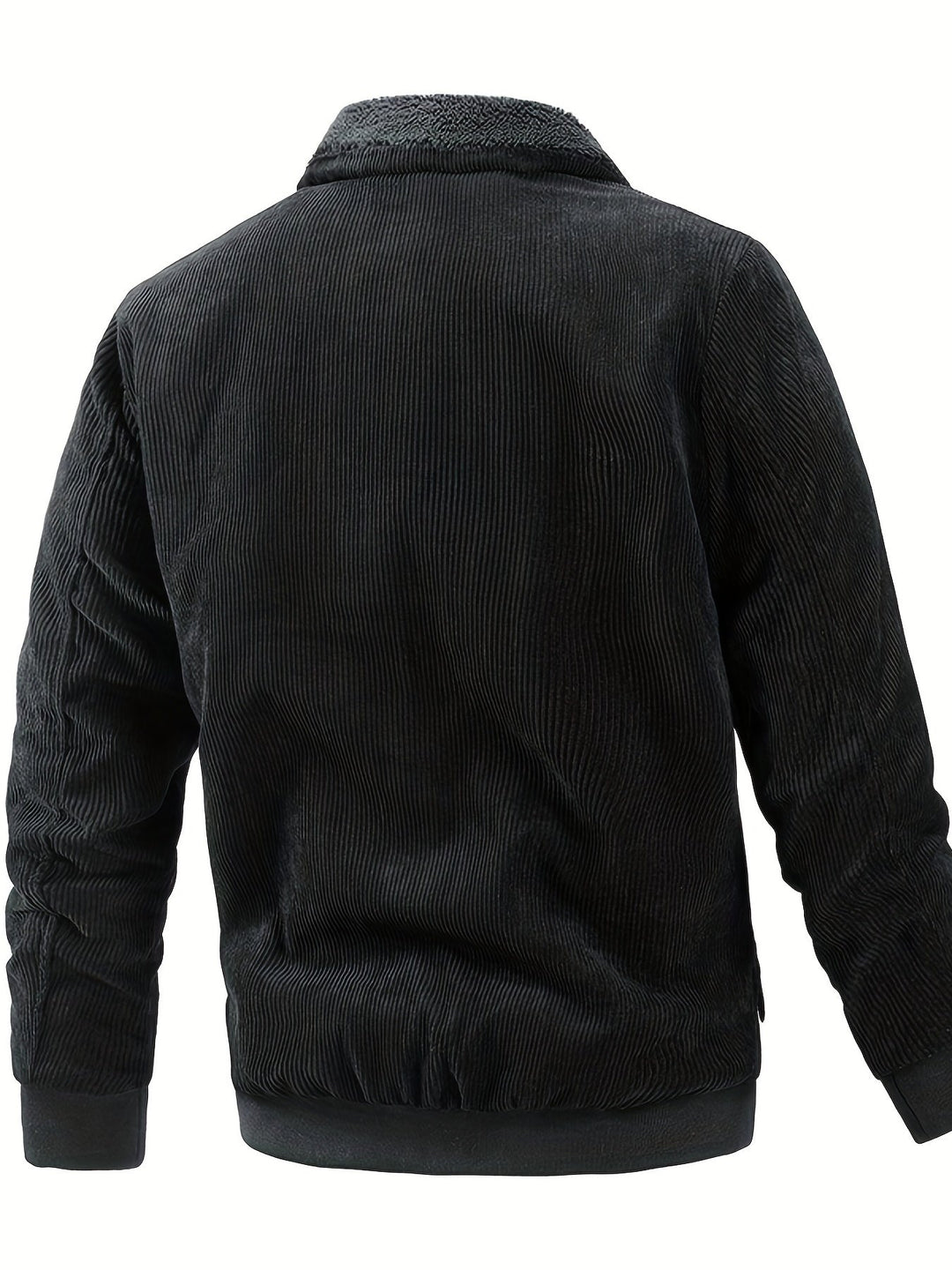 Bartomole | Warme gestreifte Cordjacke für Herren