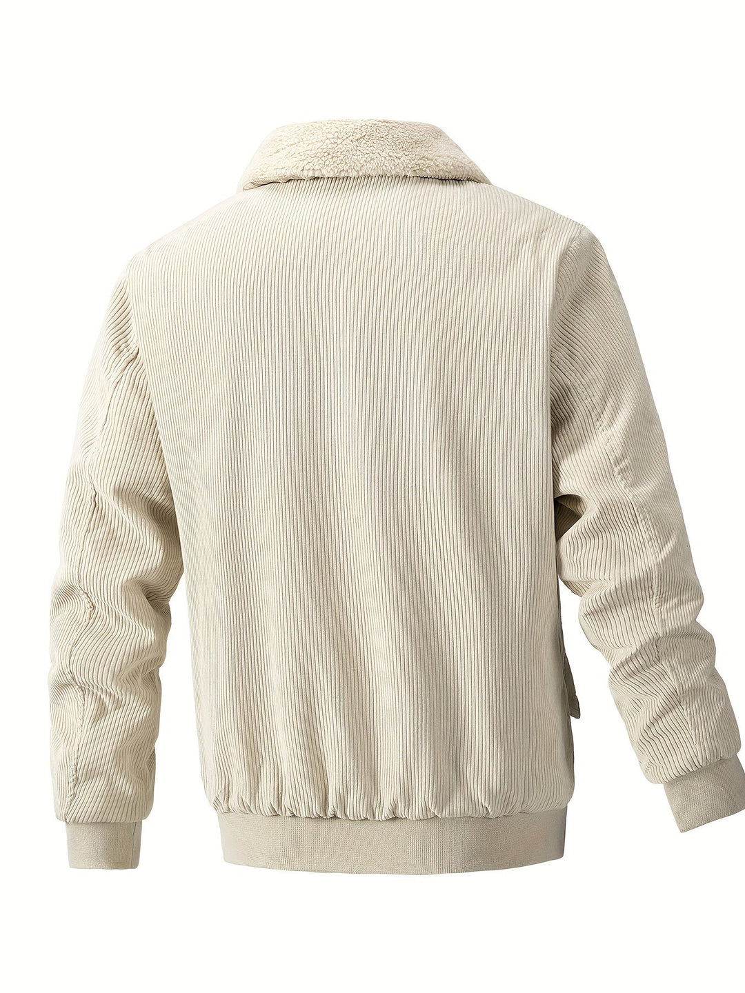 Bartomole | Warme gestreifte Cordjacke für Herren