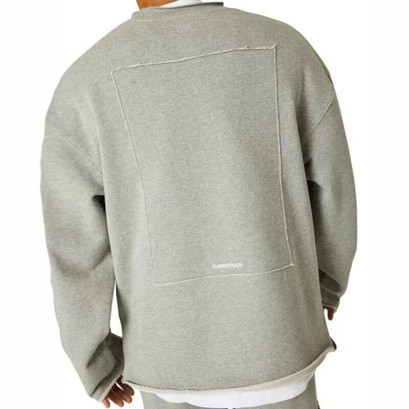 Basic Pullover Sweatshirt Baumwollemix für Herren