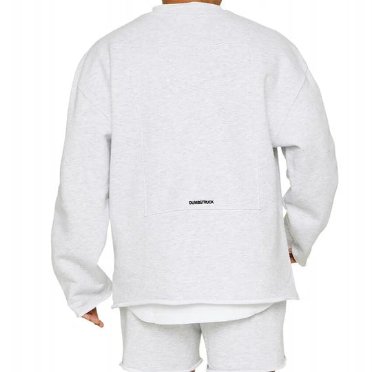 Basic Pullover Sweatshirt Baumwollemix für Herren