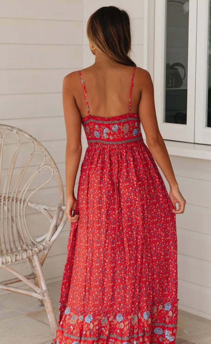Basili | Bohemian-Stil Kleid für Damen