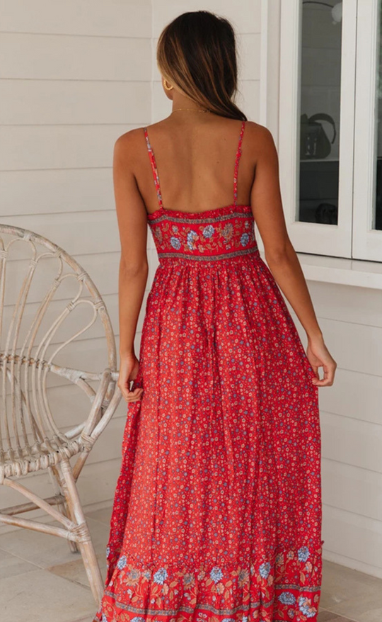Basili | Bohemian-Stil Kleid für Damen