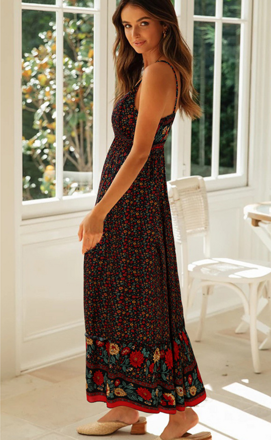 Basili | Bohemian-Stil Kleid für Damen