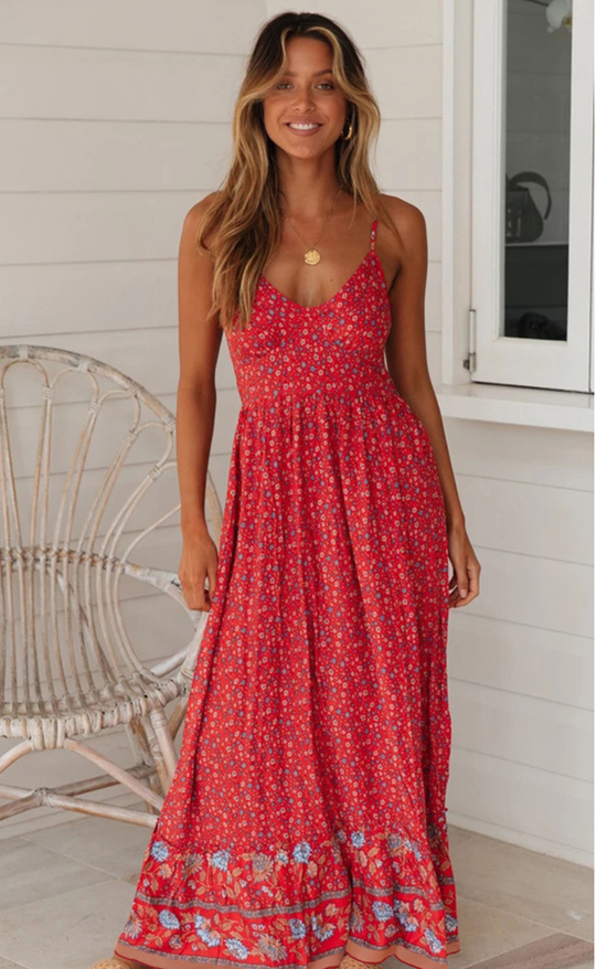 Basili | Bohemian-Stil Kleid für Damen