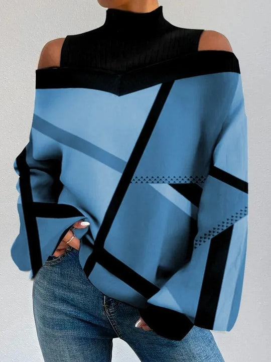 Bastiane | Geometrisch gemusterte Bluse für Damen