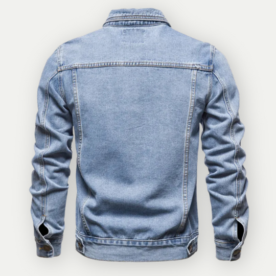 Belasarius | Klassische Denim-Truckerjacke für Herren