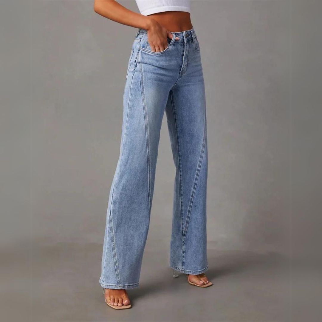 Belise | High-Waist-Jeans mit geradem Bein für Damen