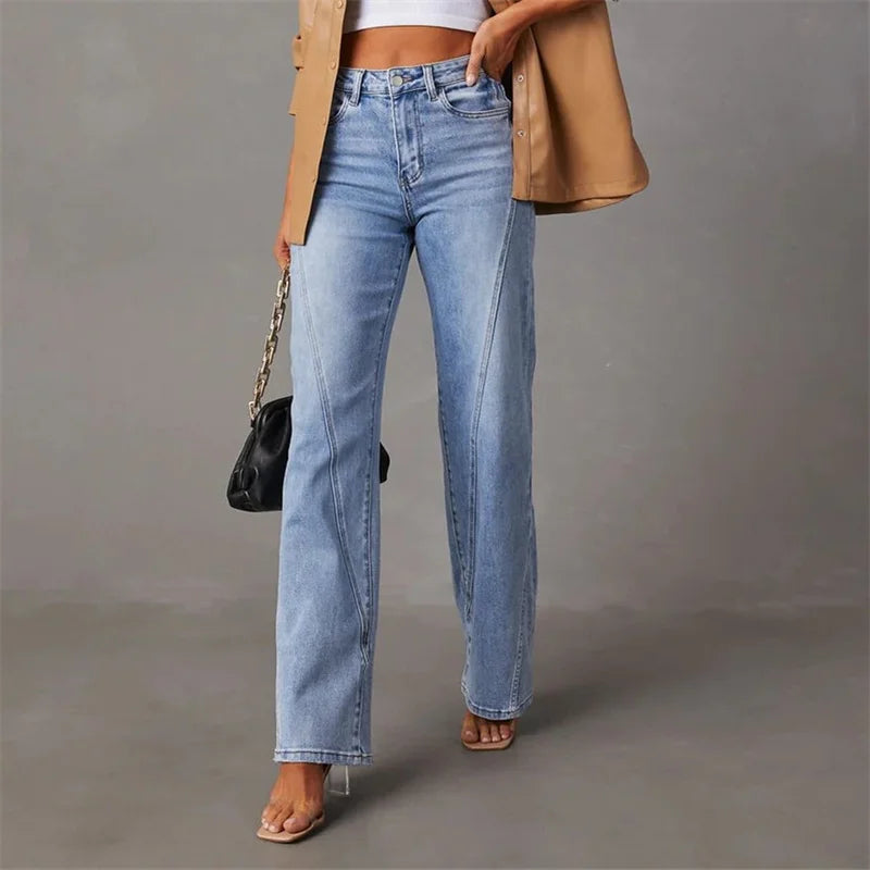 Belise | High-Waist-Jeans mit geradem Bein für Damen