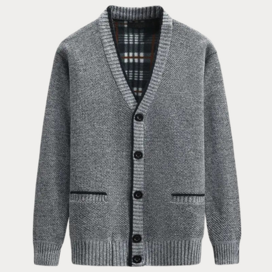 Benak | V-Ausschnitt Strickjacke für Herren