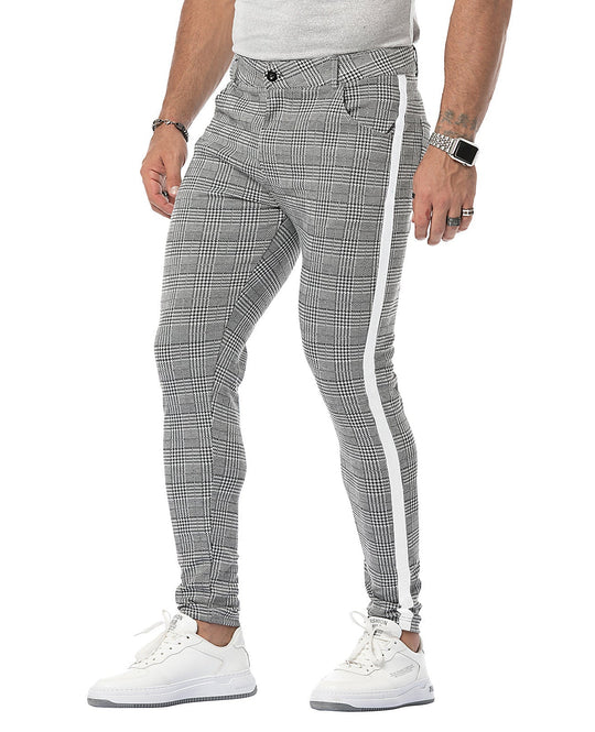 Benedito | Karierte Skinny-Chino für Herren