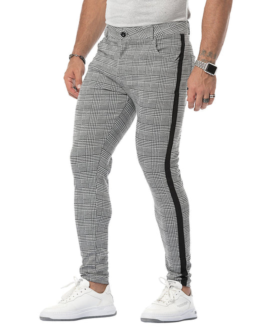 Benedito | Karierte Skinny-Chino für Herren