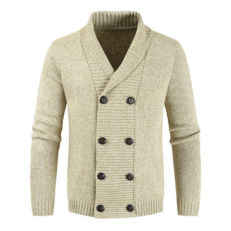 Bengt | Elegante Knopf-Strickjacke für Herren