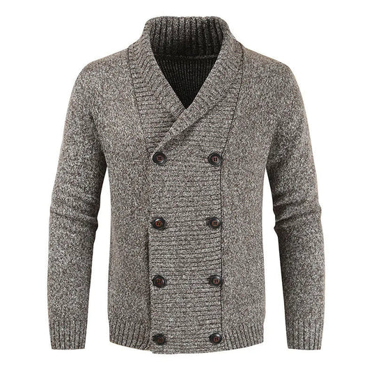 Bengt | Elegante Knopf-Strickjacke für Herren