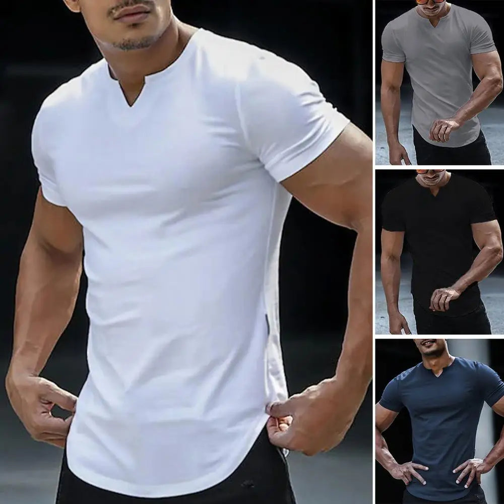 Beniamin | Klassisches V-Ausschnitt-Shirt für Herren