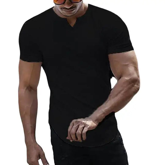 Beniamin | Klassisches V-Ausschnitt-Shirt für Herren