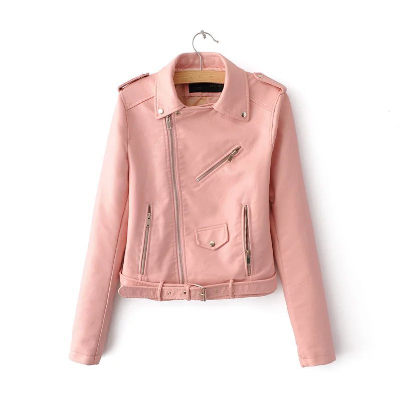 Benina | PU-Lederjacke mit Gürtel für Damen