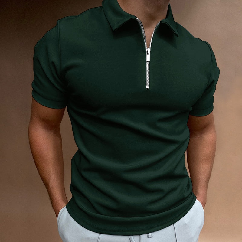 Benjamin | Lässiges Zip-Shirt für Herren