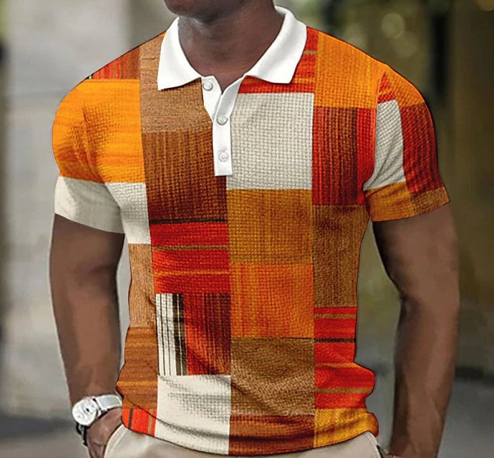 Benno | Gemustertes Poloshirt für Herren