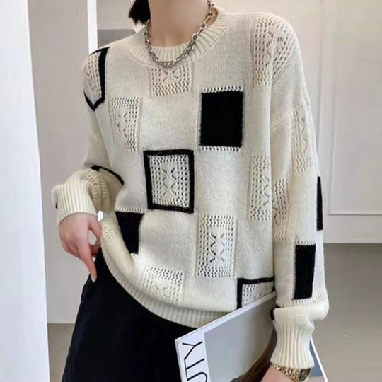 Bequemer Pullover für Damen mit modernem Design