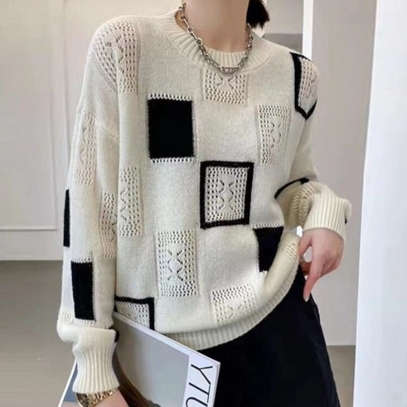 Bequemer Pullover für Damen mit modernem Design