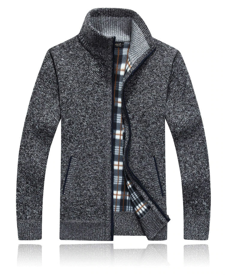 Bernhardt | Strick-Cardigan mit Reißverschluss für Herren