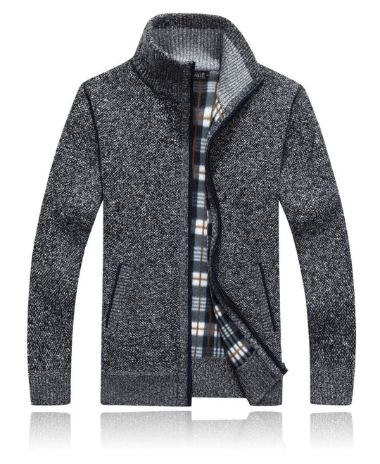 Bernhardt | Strick-Cardigan mit Reißverschluss für Herren