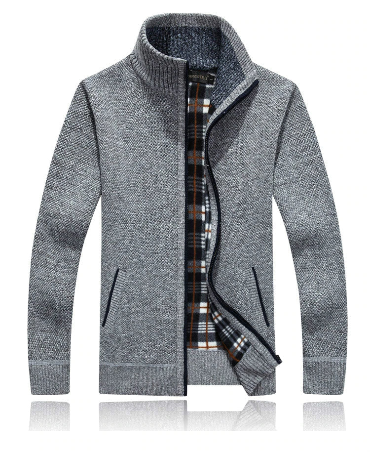 Bernhardt | Strick-Cardigan mit Reißverschluss für Herren