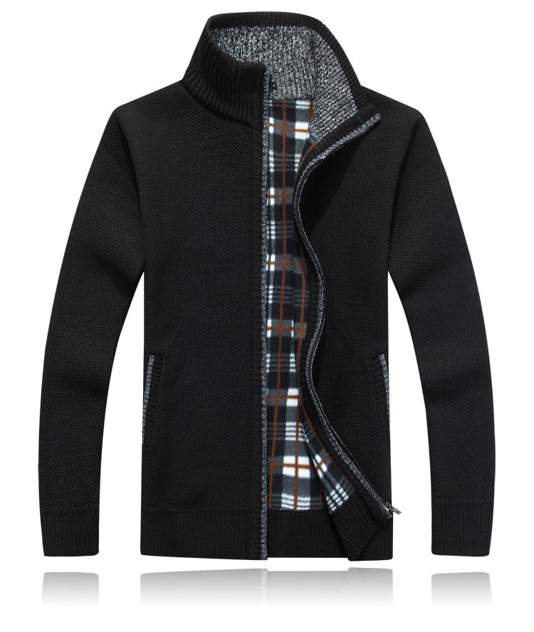 Bernhardt | Strick-Cardigan mit Reißverschluss für Herren