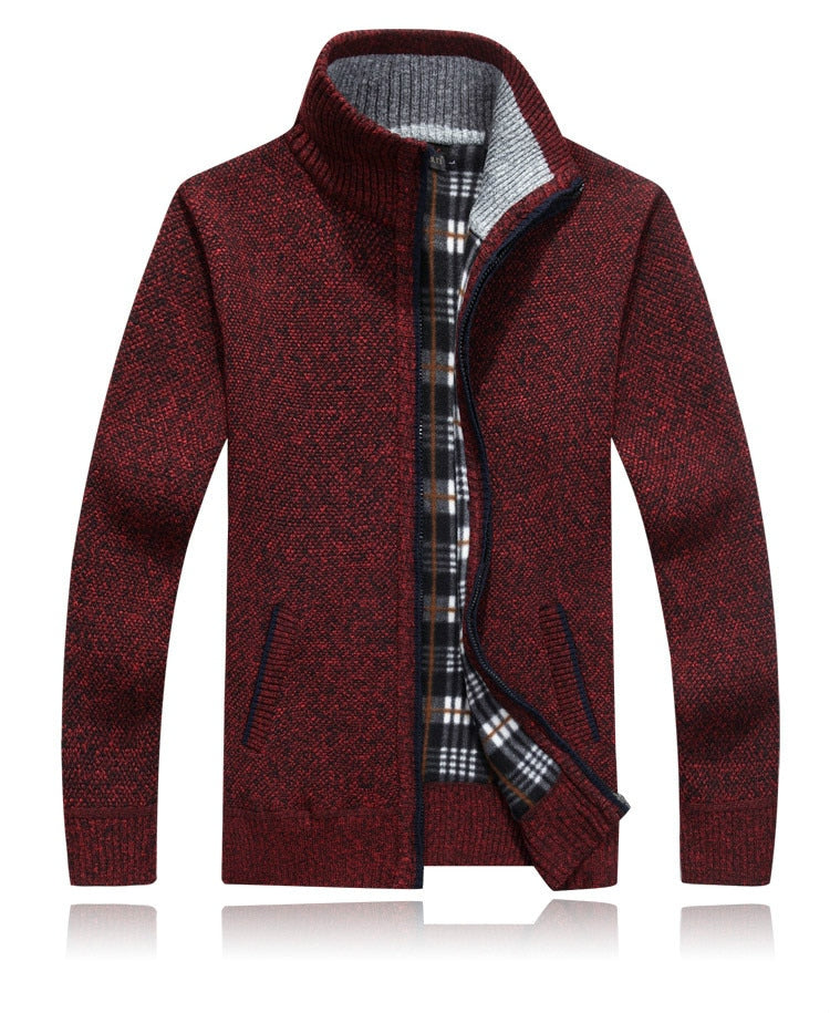 Bernhardt | Strick-Cardigan mit Reißverschluss für Herren