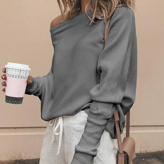 Bernhild | Schicker Off-Shoulder-Pullover für Damen