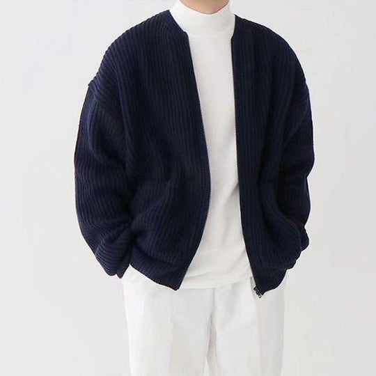 Bernulfos | Strickjacke mit Reißverschluss für Herren