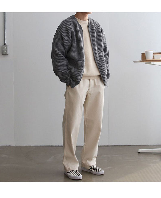 Bernulfos | Strickjacke mit Reißverschluss für Herren