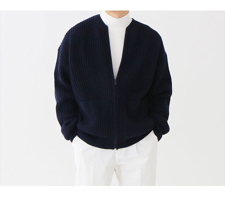 Bernulfos | Strickjacke mit Reißverschluss für Herren