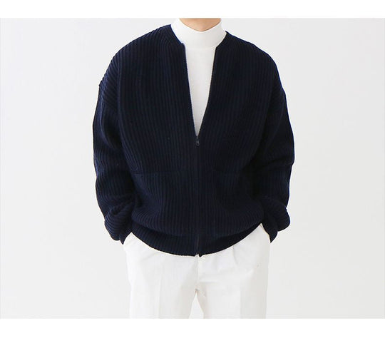 Bernulfos | Strickjacke mit Reißverschluss für Herren