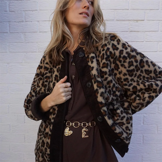 Bertha | Trendige Leopard-Print-Jacke für Damen
