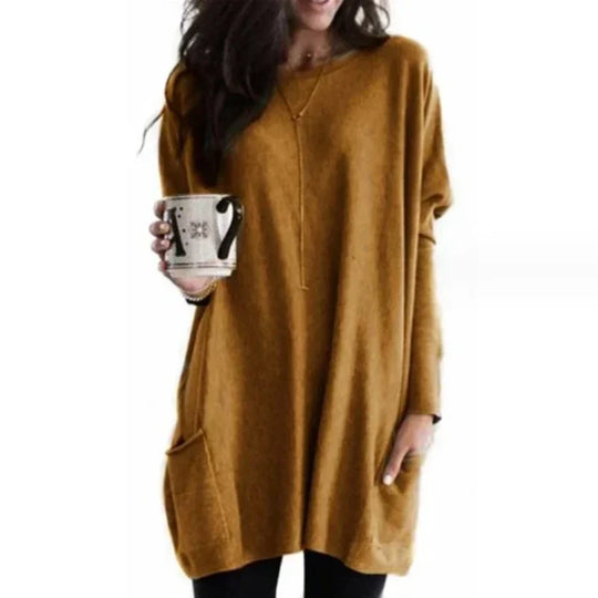 Berthe | Elegantes Langarm-Shirt für Damen