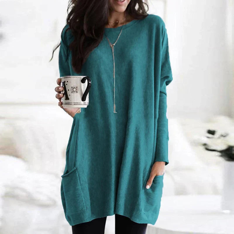 Berthe | Elegantes Langarm-Shirt für Damen