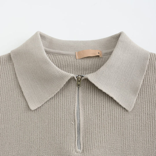 Bertley | Lässiger Half-Zip Pullover für Herren