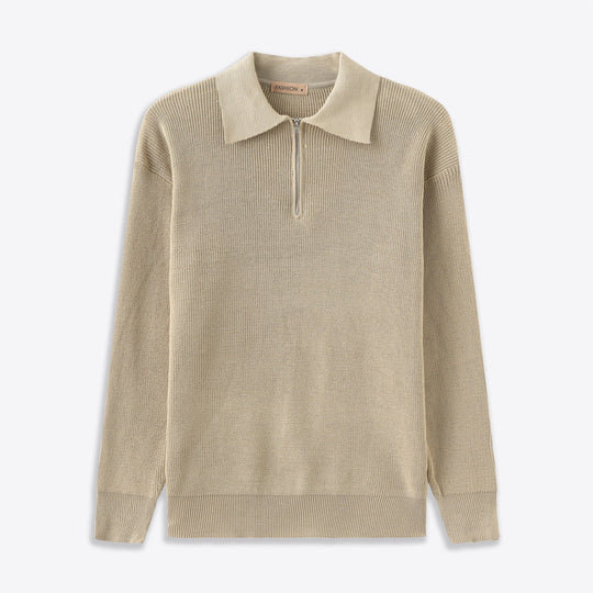Bertley | Lässiger Half-Zip Pullover für Herren