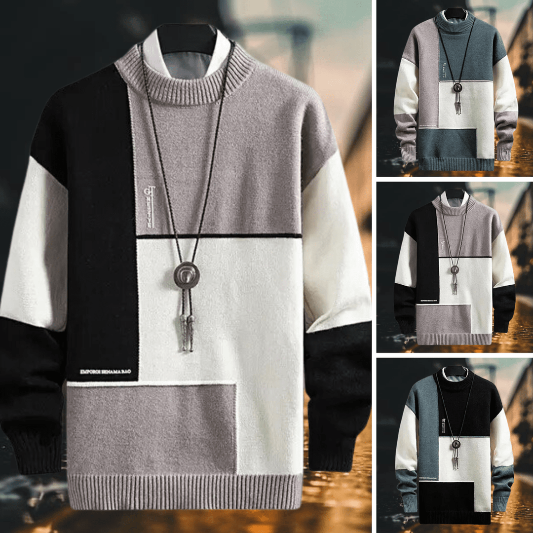 Bertoldus | Gemusterte Strickjacke für Herren