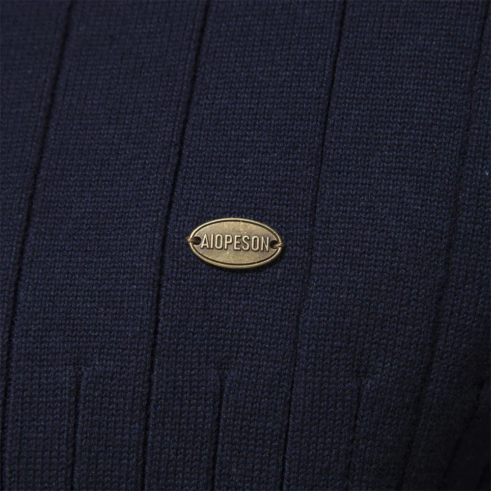 Bertsch | Strickpullover mit Reißverschlusskragen für Herren