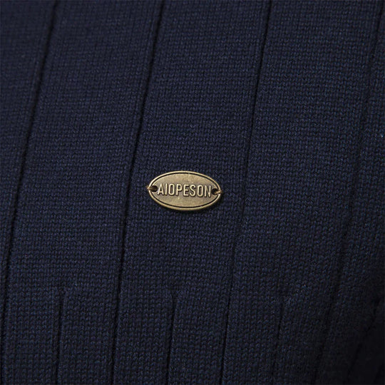 Bertsch | Strickpullover mit Reißverschlusskragen für Herren