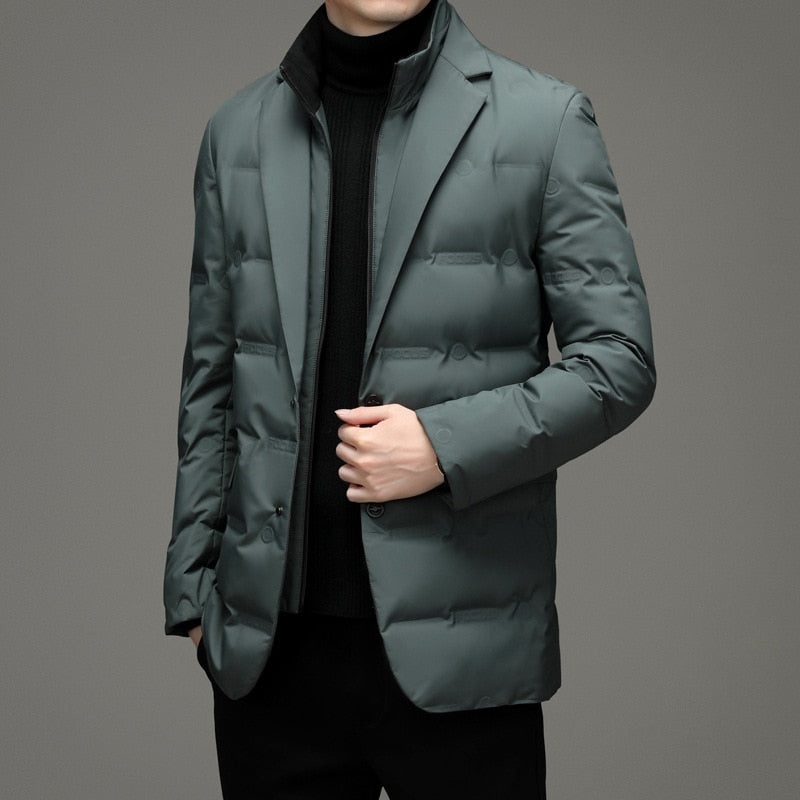 Bertulo | Schlanke Stehkragenjacke für Herren