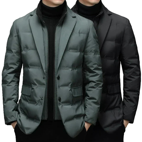 Bertulo | Schlanke Stehkragenjacke für Herren